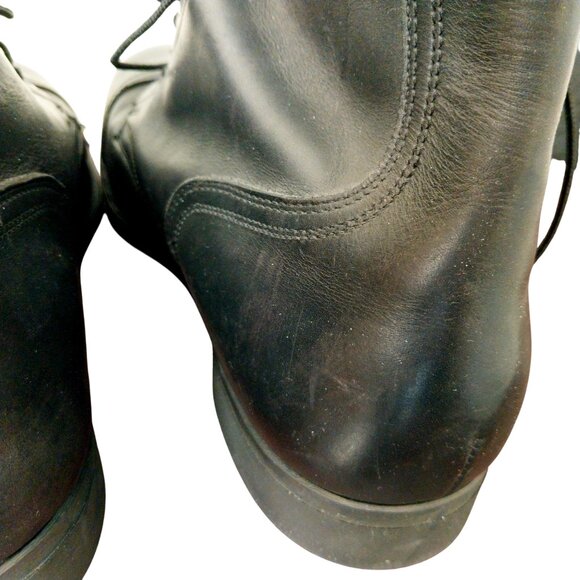 Biltrite Vintage Military Combat Leather Boots Mens Size 10W Good Condition - Picture 8 of 16